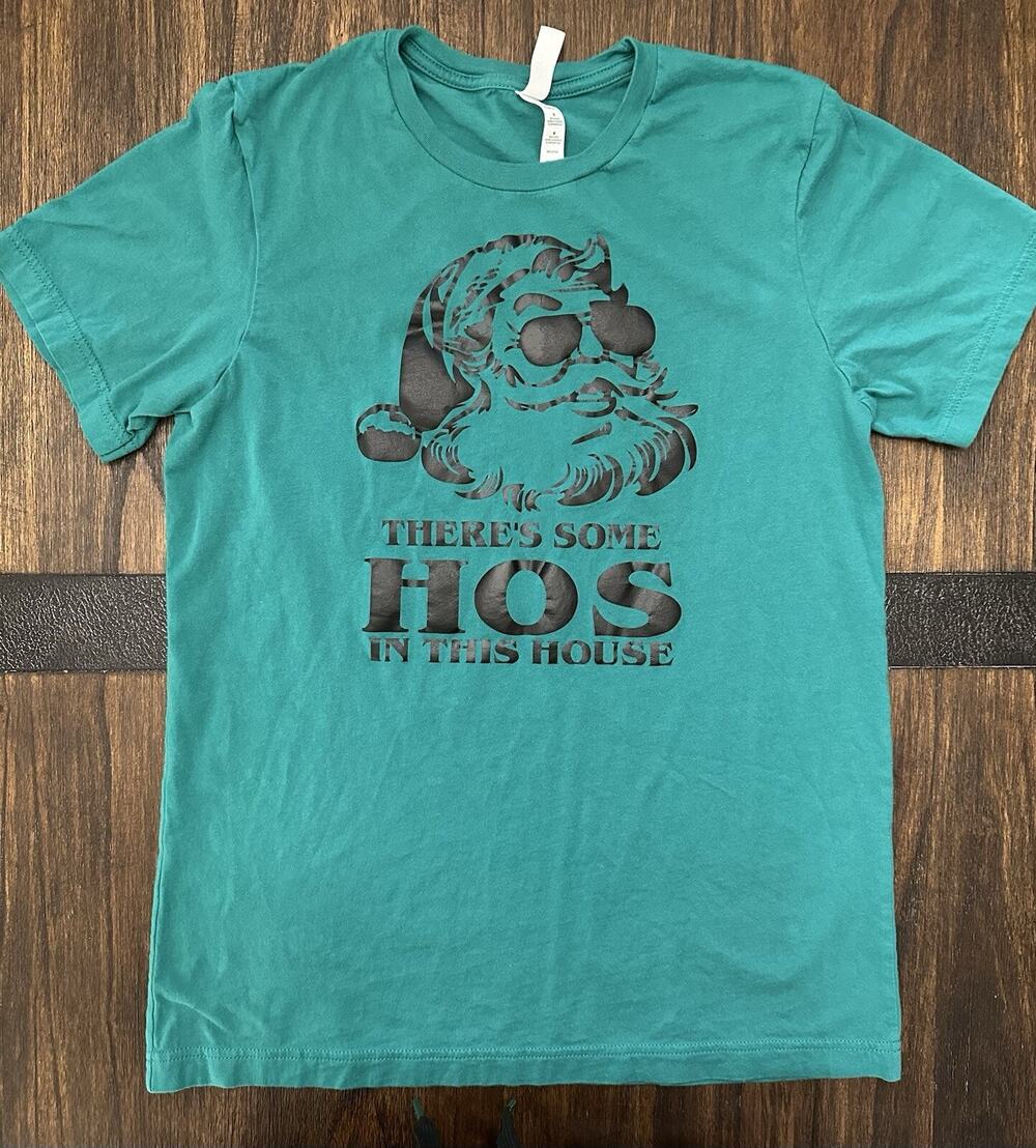 Santa Hos Short Sleeve T-Shirt —Size Medium
